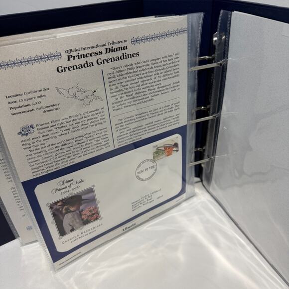 Official International Stamp Tributes to Princess Diana - 8 First Day Covers - Picture 4 of 11